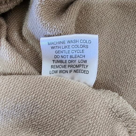 Emily Daniels Pull On Straight leg Tan Pants Women's Large - Picture 9 of 10